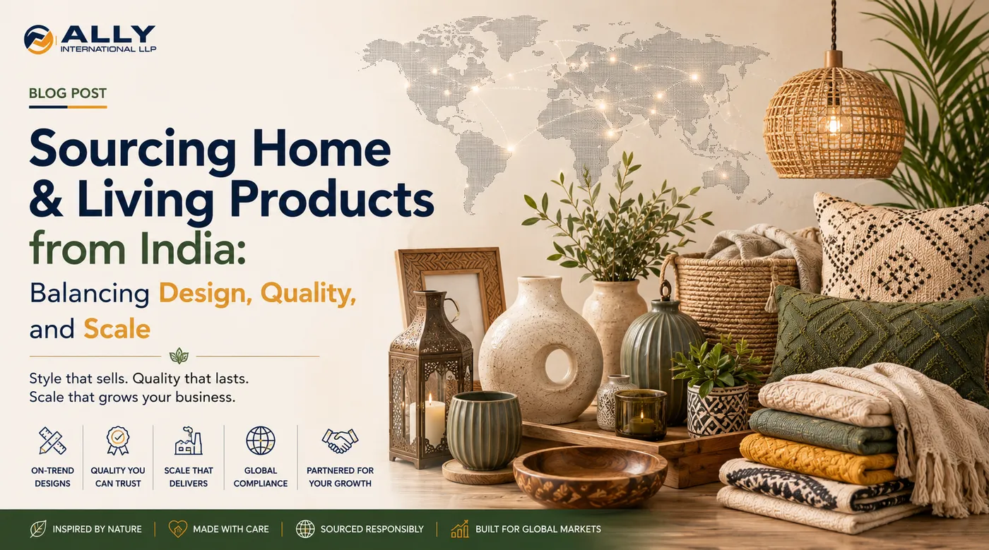 Sourcing Home & Living Products from India: Balancing Design, Quality, and Scale