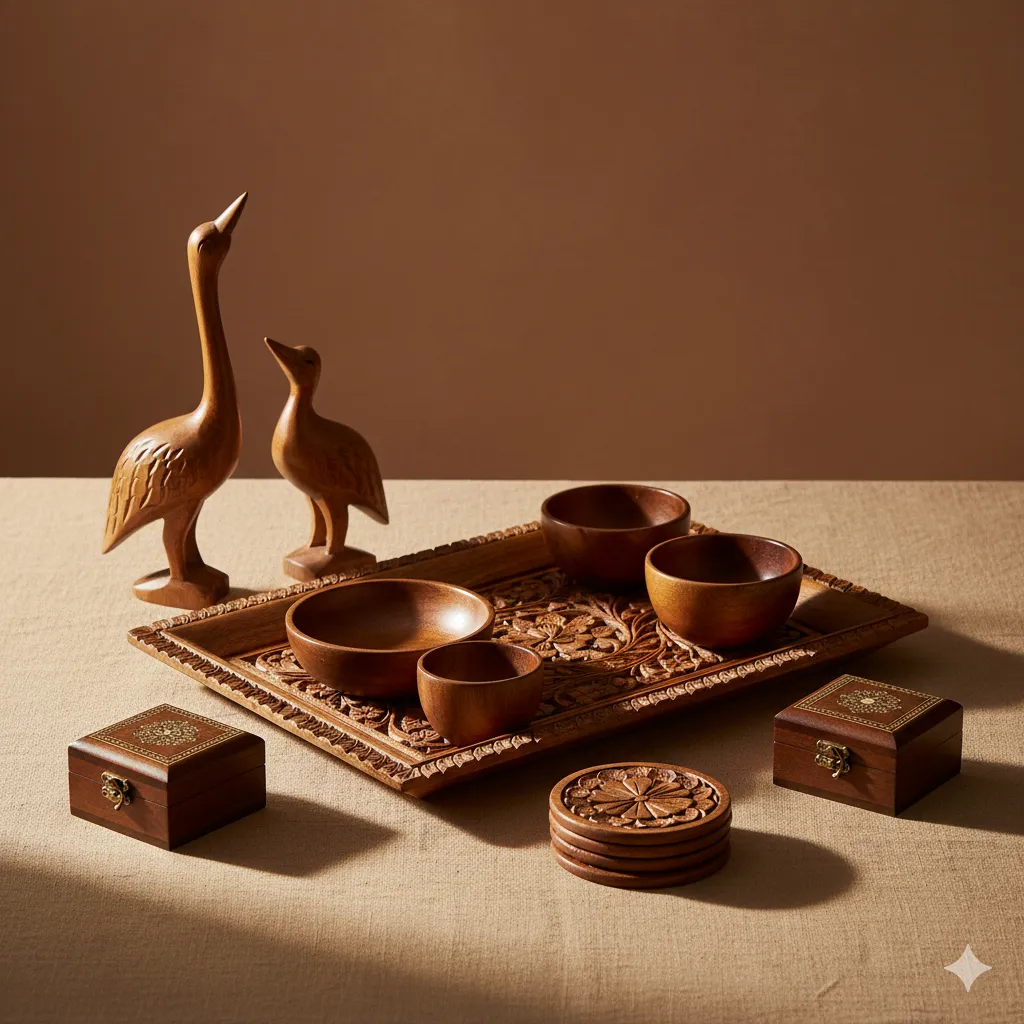 Wooden Handicrafts: Carved by Hand 6